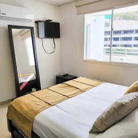 Apartamentos Con Vista Al Mar Brisa Marina Rodadero - By Bedviajes Santa Marta  Room photo