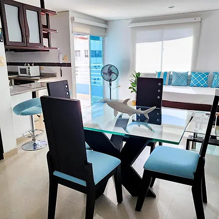 Apartamentos Con Vista Al Mar Brisa Marina Rodadero - By Bedviajes Santa Marta  Room photo