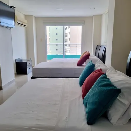 Apartamentos Con Vista Al Mar Brisa Marina Rodadero - By Bedviajes Santa Marta  Room photo